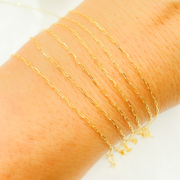 14K Solid Gold Large Curb Chain